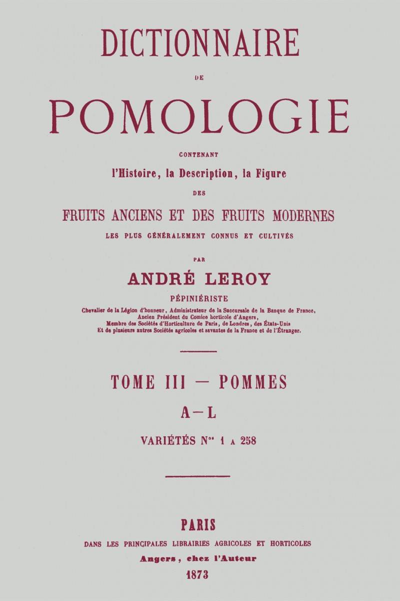 Dictionnaire de pomologie T3