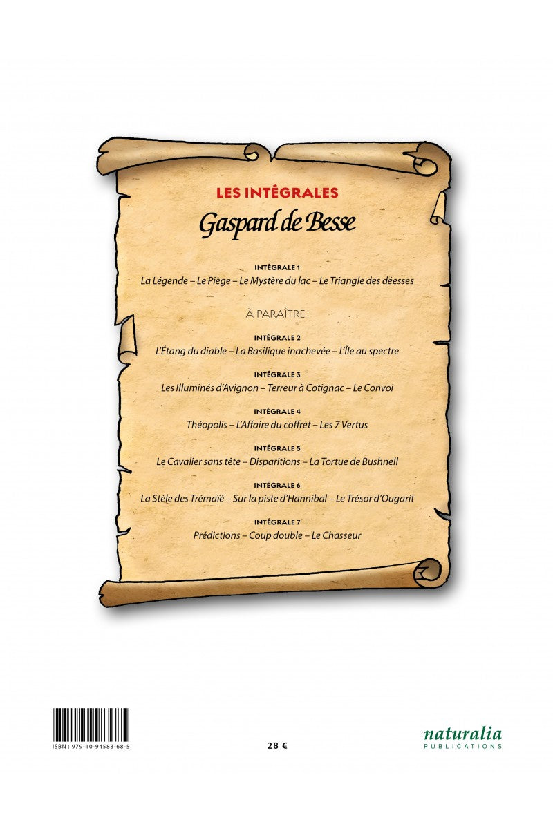 Gaspard de Besse Intégrale 1